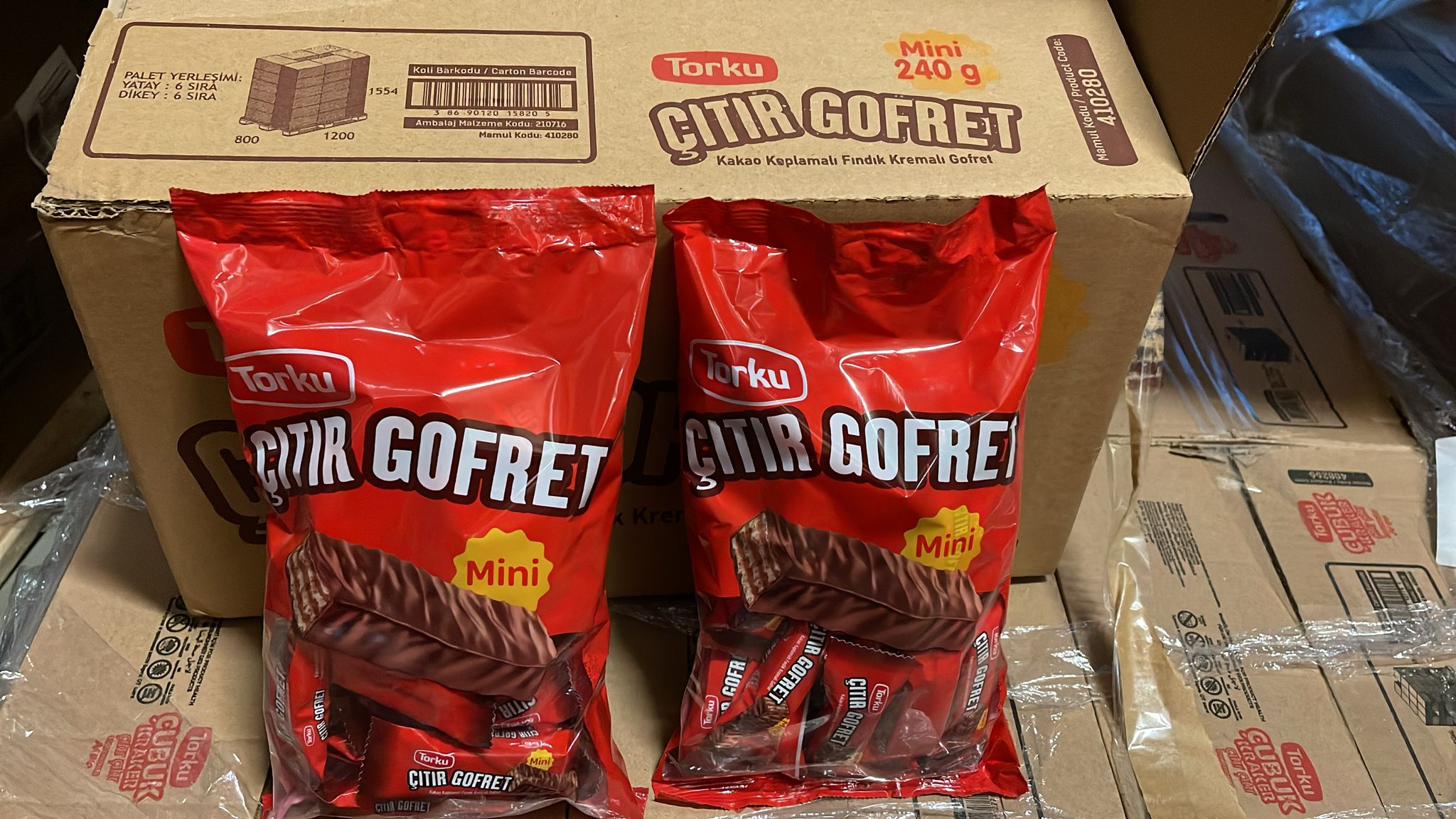 Torku Çıtır Gofret Mini 240 gr 12 pk